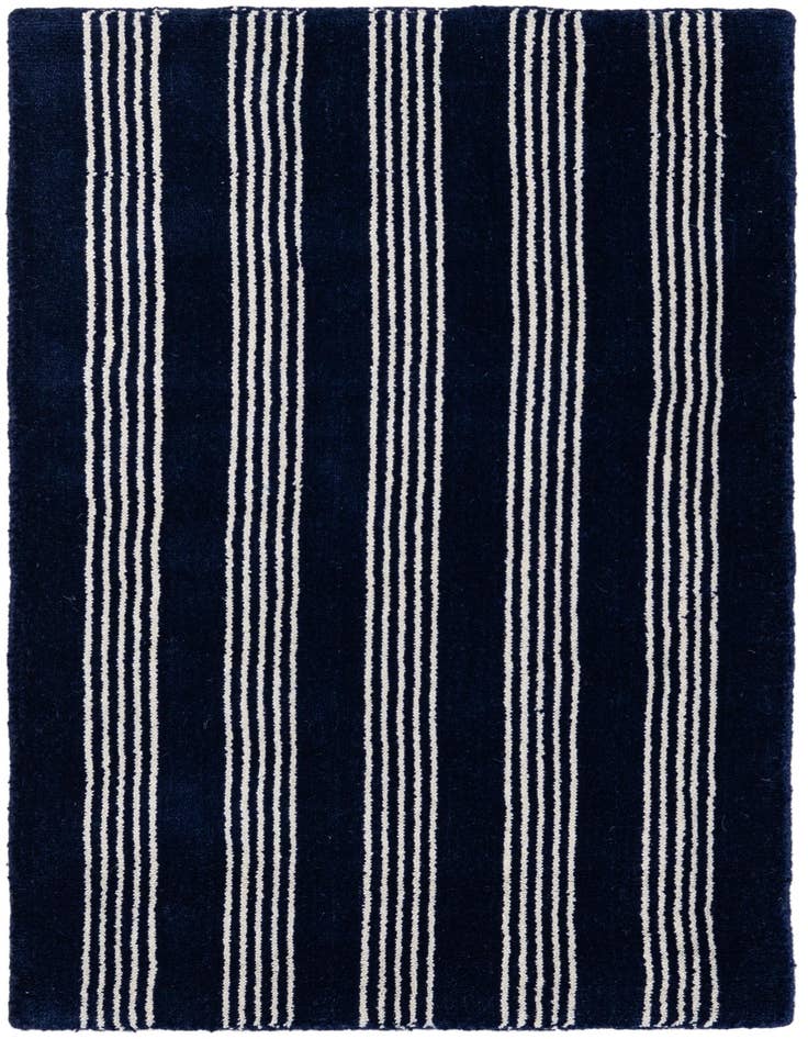 Detail image of 2' 2 x 3' 1 Jill Zarin Striped Wool Rug