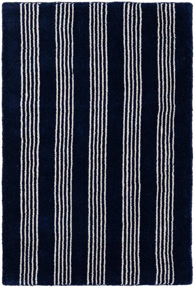 Detail image of 2' 2 x 3' 1 Jill Zarin Striped Wool Rug
