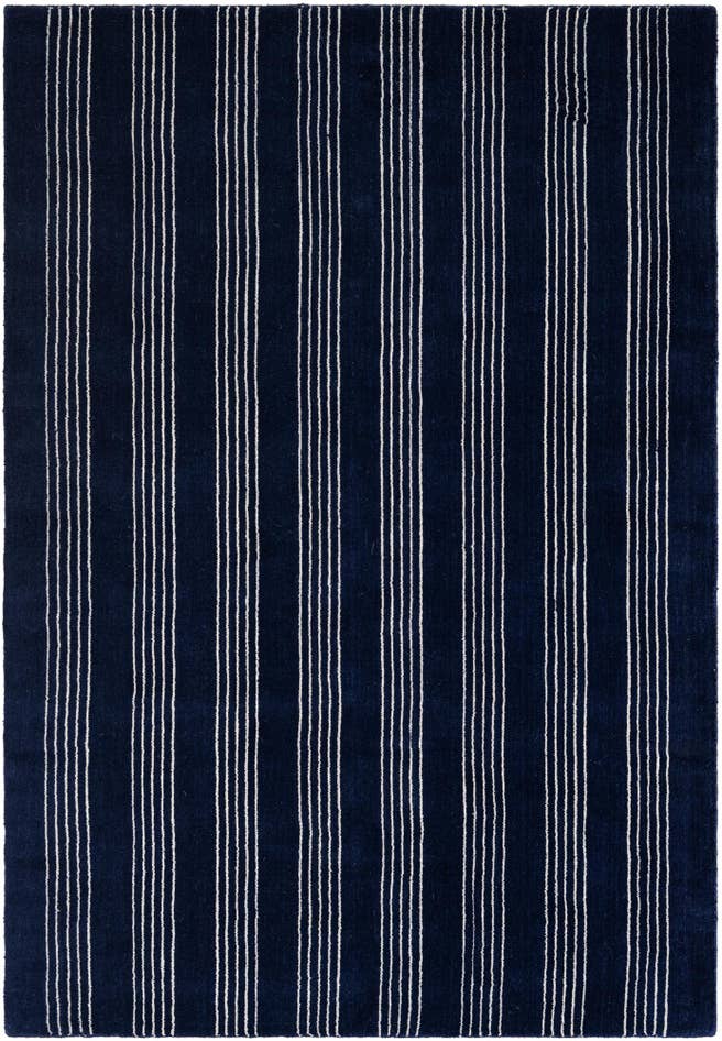 Detail image of 4' 1 x 6' 1 Jill Zarin Striped Wool Rug