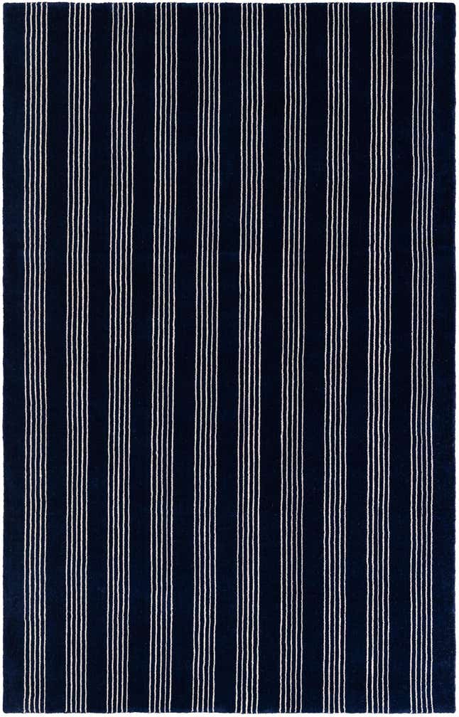 5' 1 x 8' Jill Zarin Striped Wool Rug