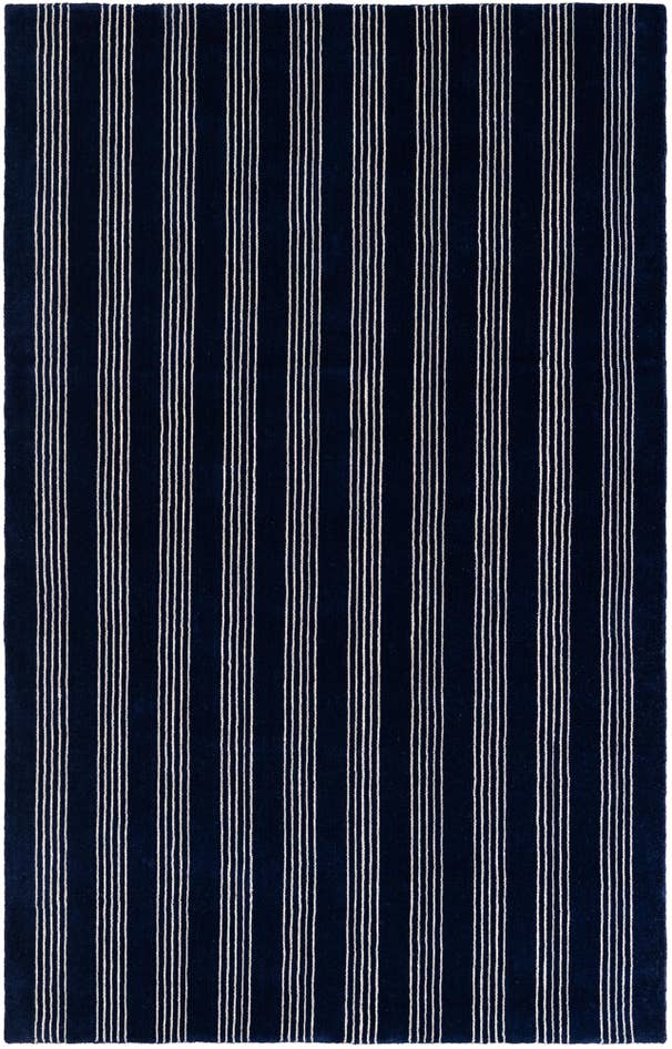 Detail image of 5' 1 x 8' Jill Zarin Striped Wool Rug