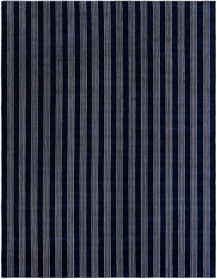 Detail image of 9' x 12' Jill Zarin Striped Wool Rug