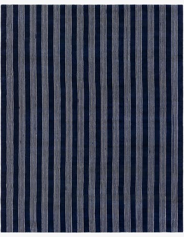 7' 10 x 10' Jill Zarin Striped Wool Rug