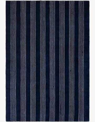 4' 1 x 6' 1 Jill Zarin Striped Wool Rug