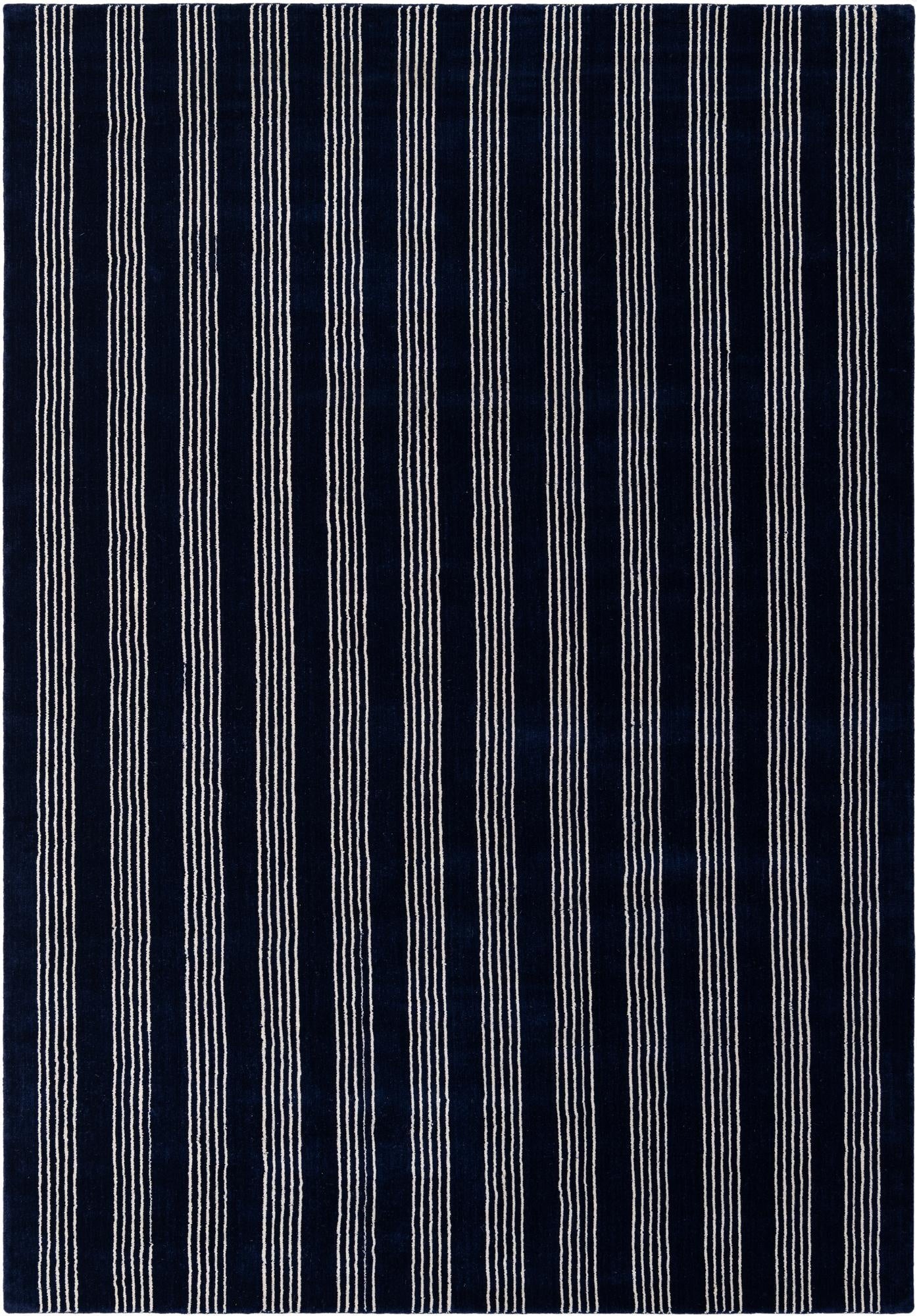 6' 1 x 9' Jill Zarin Striped Wool Rug