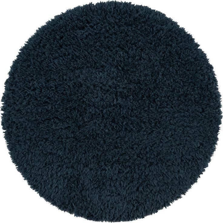 Vue détaillée : 100cm x 100cm Infinity Shag Tapis Rond