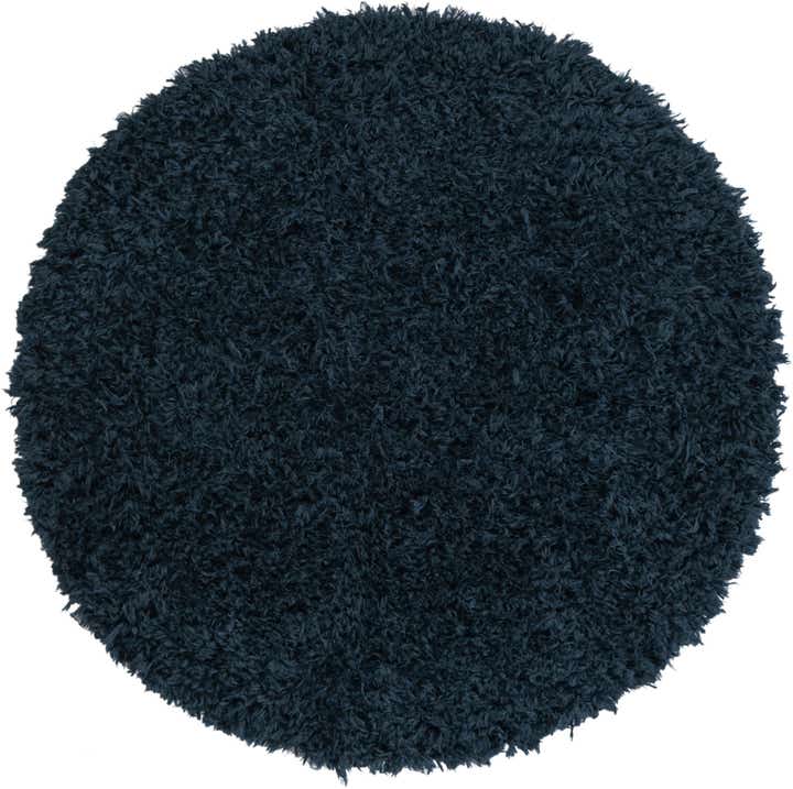 125cm x 125cm Infinity Shag Rund Teppich