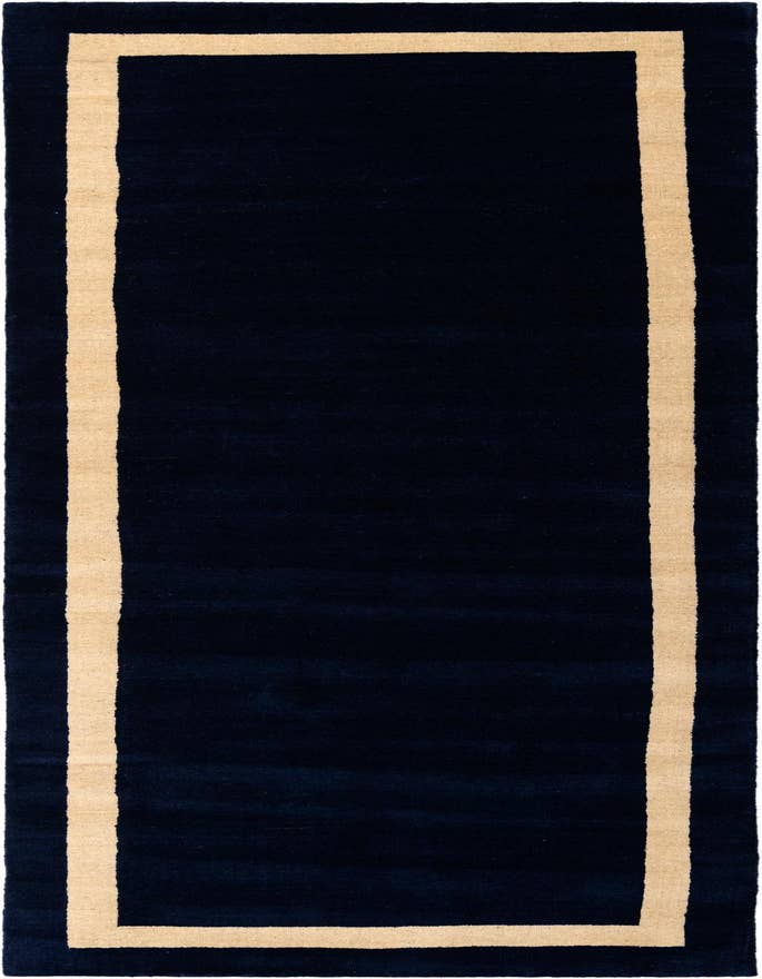Detail image of 3' 3 x 10' Jill Zarin Border Wool Runner Rug