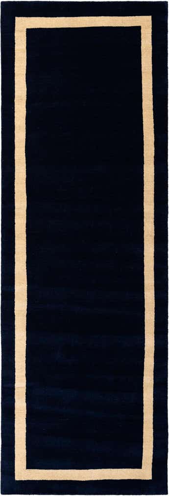 3' 3 x 10' Jill Zarin Border Wool Runner Rug