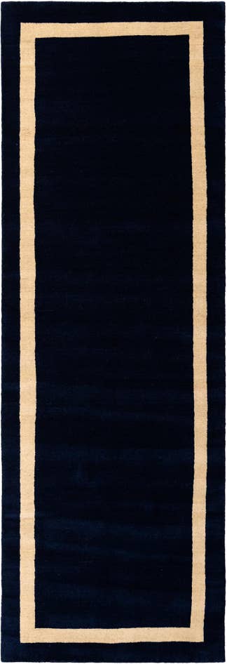 Detail image of 3' 3 x 10' Jill Zarin Border Wool Runner Rug