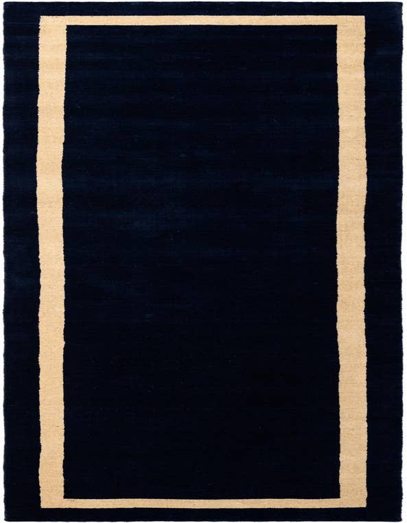 Detail image of 3' 3 x 12' Jill Zarin Border Wool Runner Rug