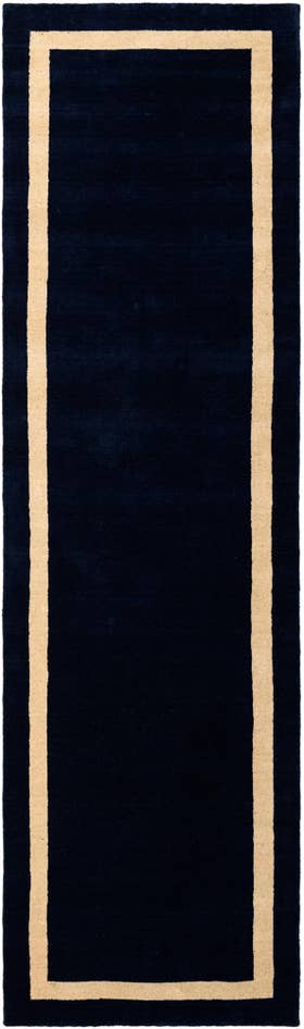 Detail image of 3' 3 x 12' Jill Zarin Border Wool Runner Rug