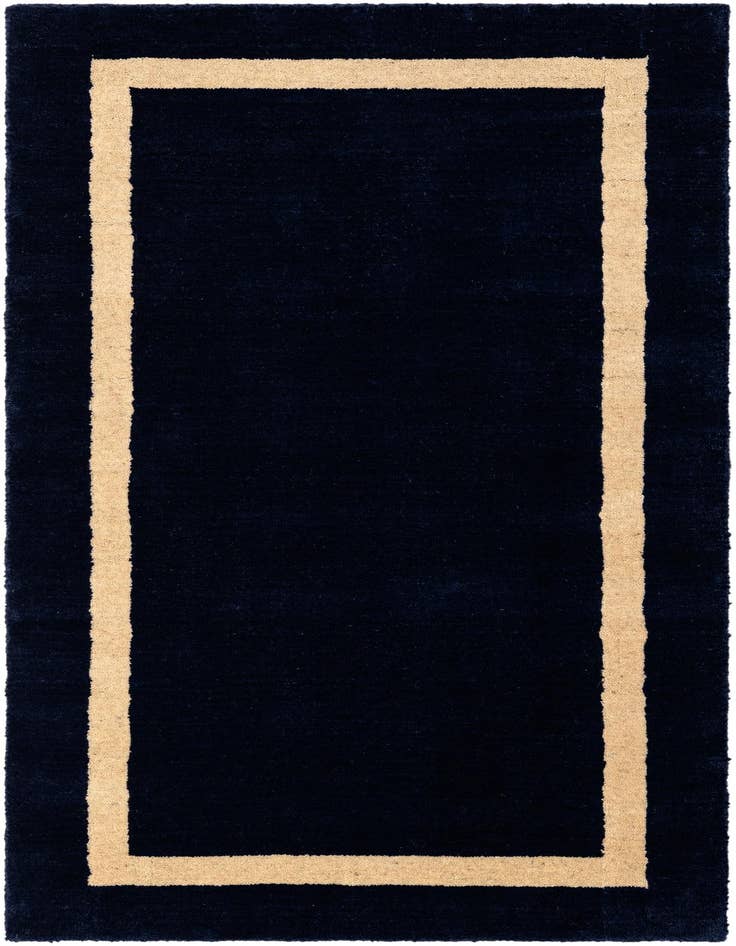 Detail image of 2' x 4' 1 Jill Zarin Border Wool Runner Rug