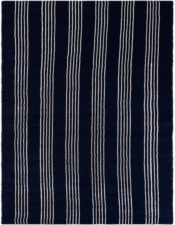 Detail image of 3' 3 x 10' Jill Zarin Striped Wool Runner Rug