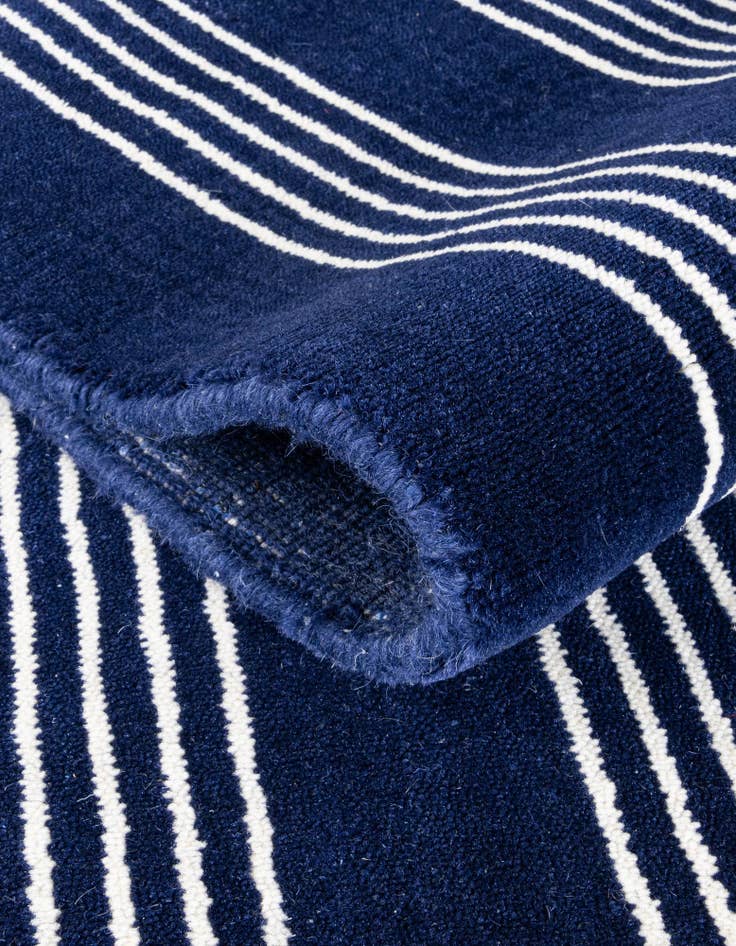 Detail image of 2' x 6' 1 Jill Zarin Striped Wool Runner Rug