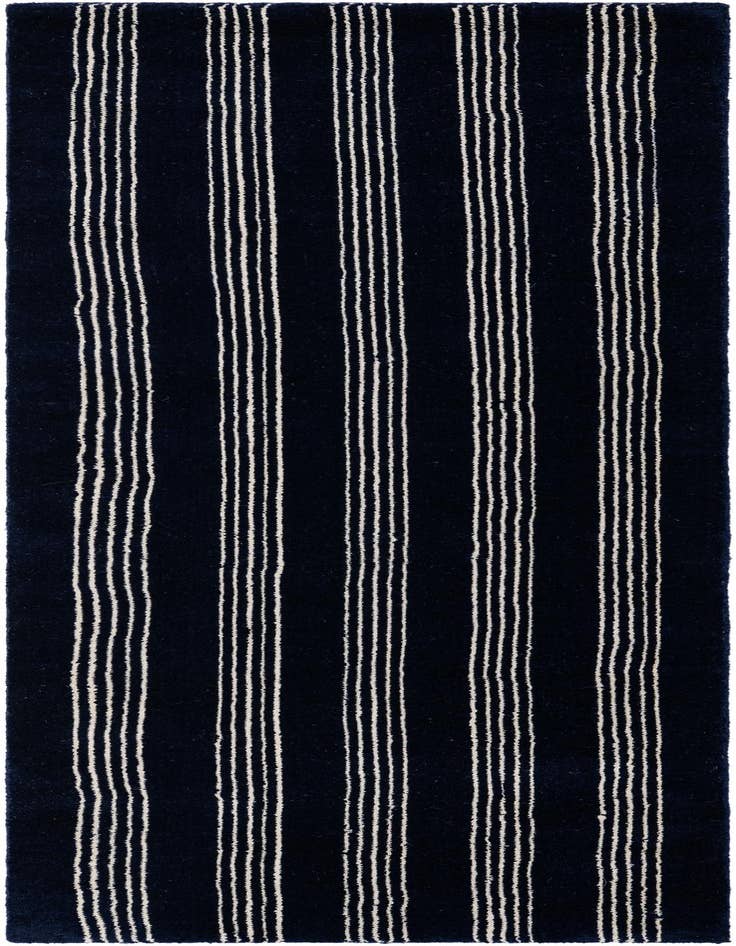 Detail image of 2' x 6' 1 Jill Zarin Striped Wool Runner Rug