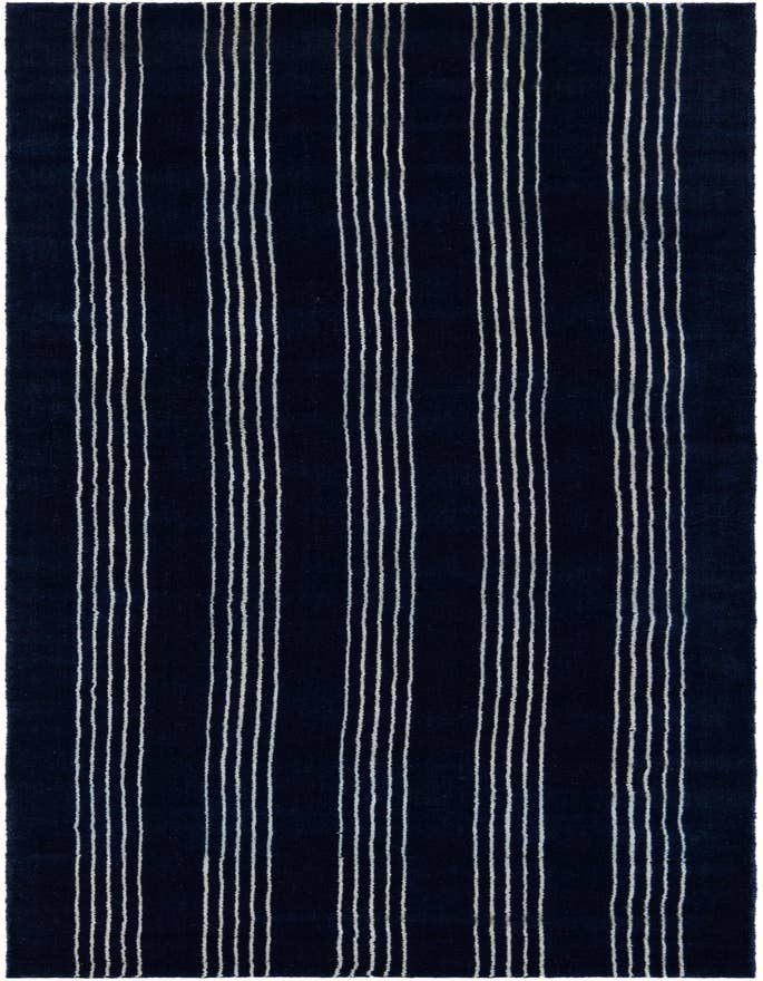 Detail image of 2' 7 x 8' Jill Zarin Striped Wool Runner Rug