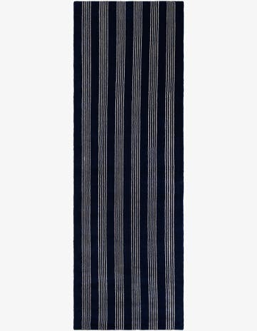3' 3 x 10' Jill Zarin Striped Wool Runner Rug