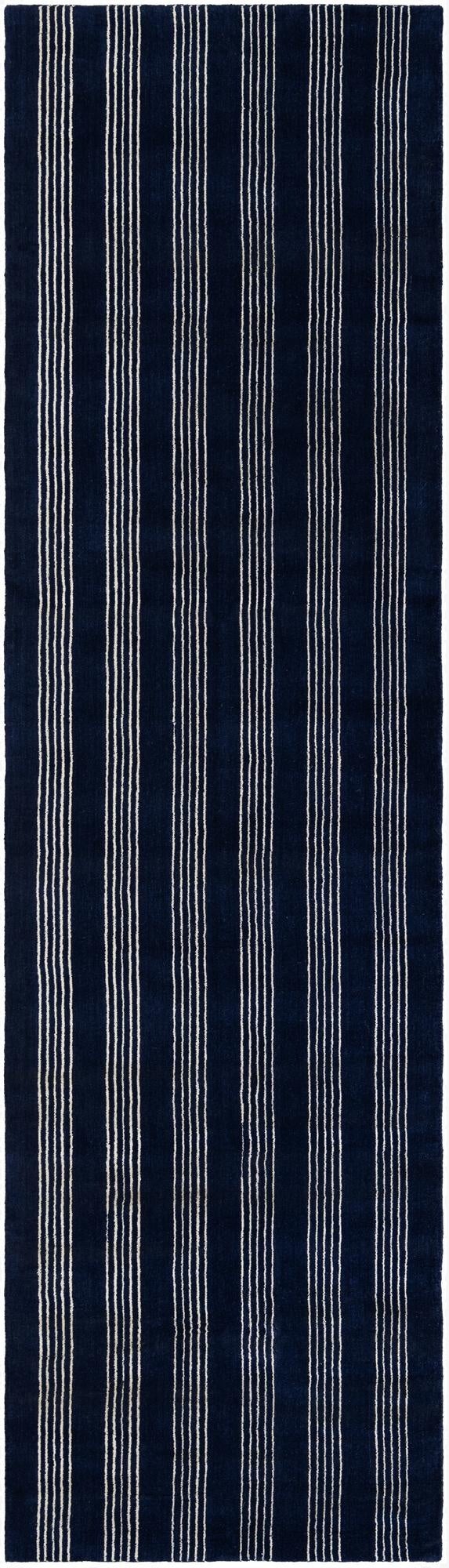 3' 3 x 12' Jill Zarin Striped Wool Runner Rug