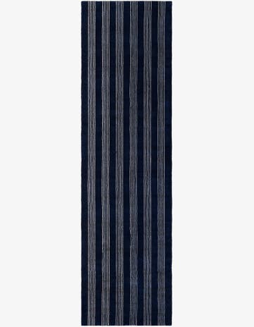 3' 3 x 12' Jill Zarin Striped Wool Runner Rug