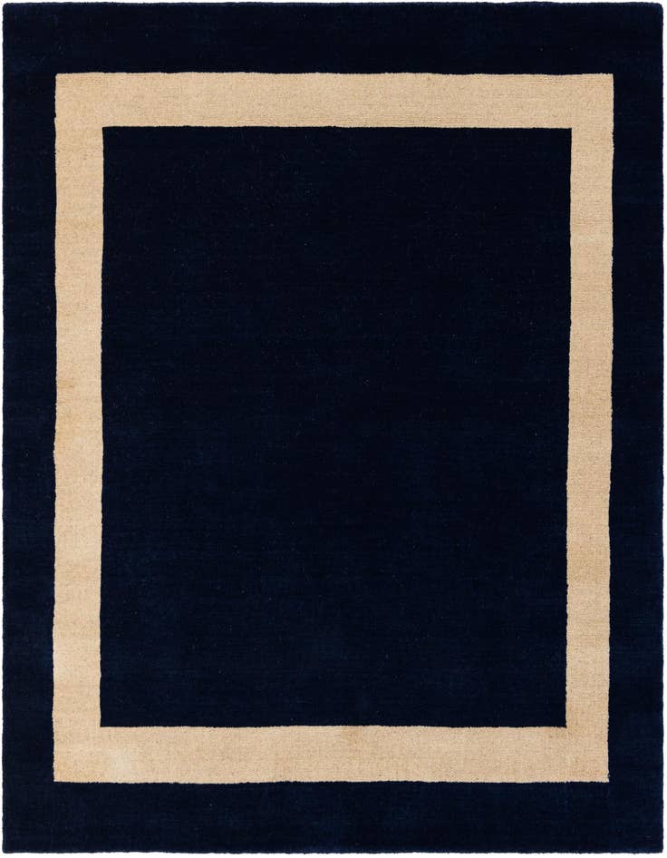 Detail image of 5' 1 x 5' 1 Jill Zarin Border Wool Square Rug