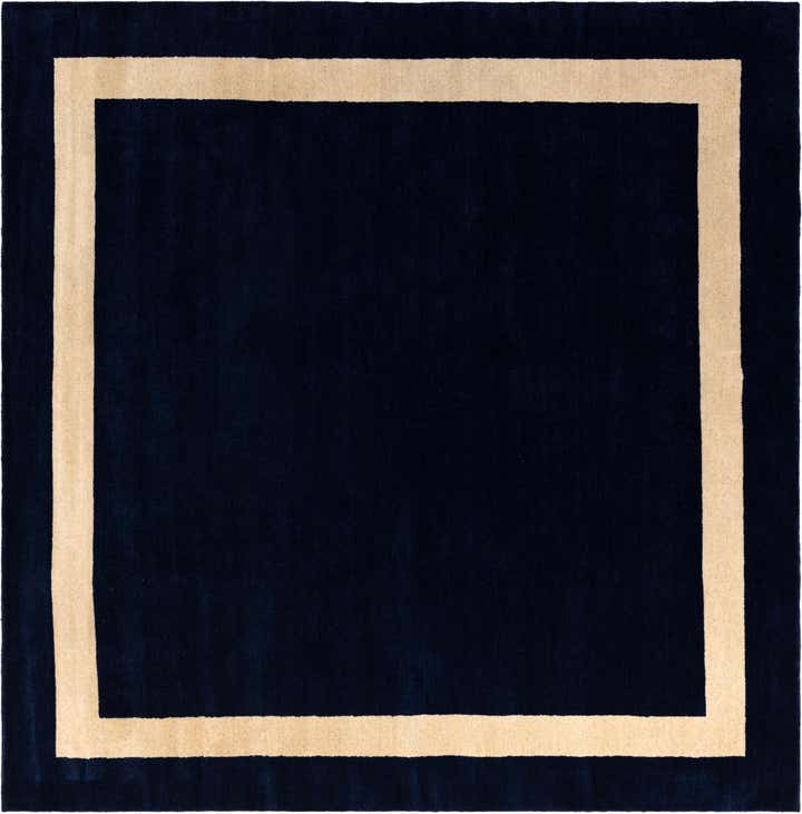 7' 10 x 7' 10 Jill Zarin Border Wool Square Rug