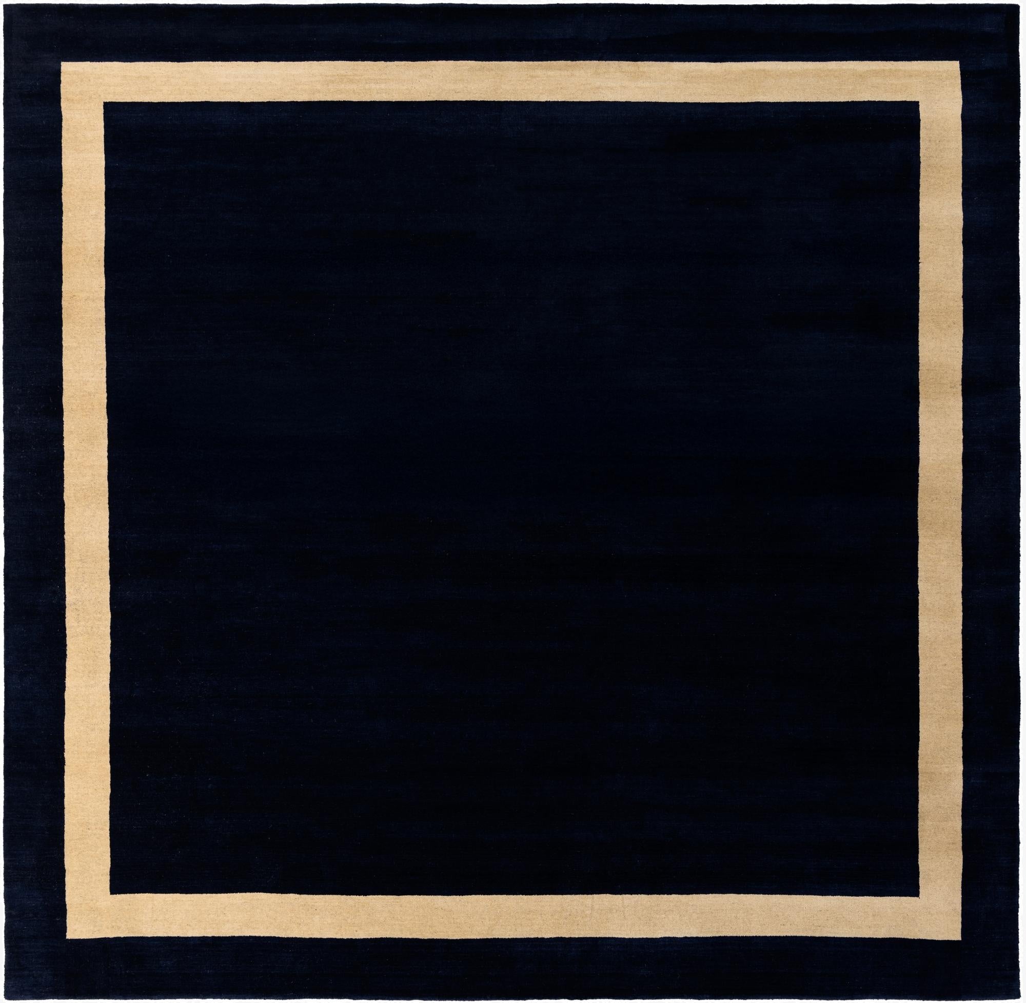 Primary image 10' x 10' Jill Zarin Border Wool Square Rug