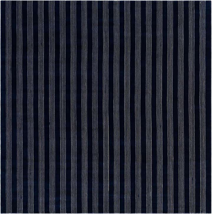 10' x 10' Jill Zarin Striped Wool Square Rug