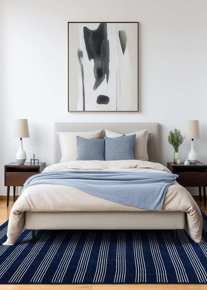 10' x 10' Jill Zarin Striped Wool Square Rug