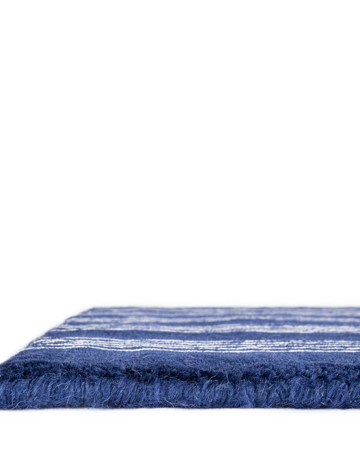 Detail image of 7' 10 x 7' 10 Jill Zarin Striped Wool Square Rug