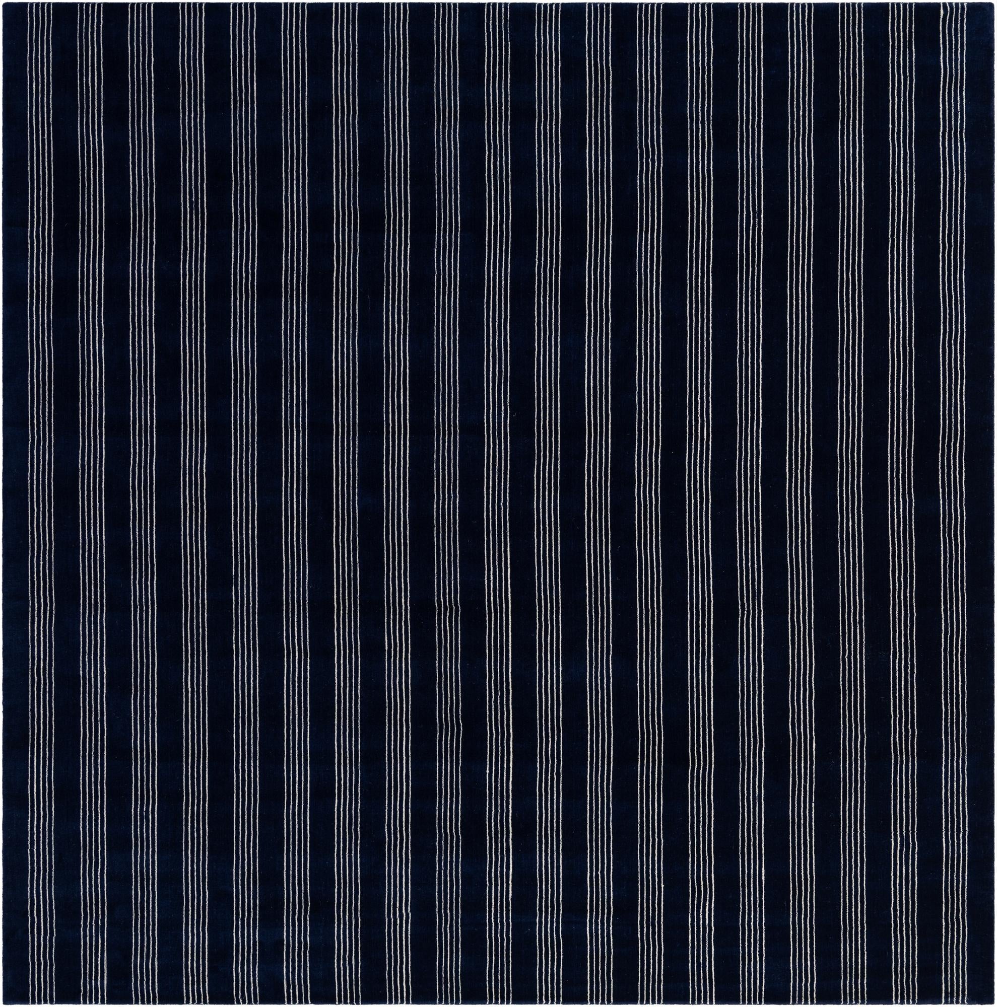10' x 10' Jill Zarin Striped Wool Square Rug