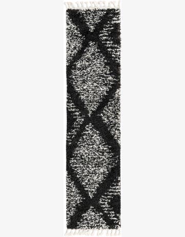 2' x 8' Cobble · Diamond Shag Rug
