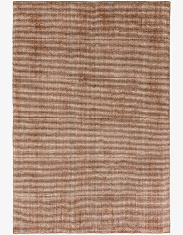 Cocoa Bean Brown Hand Woven Jill Zarin English Manor Wool Rug