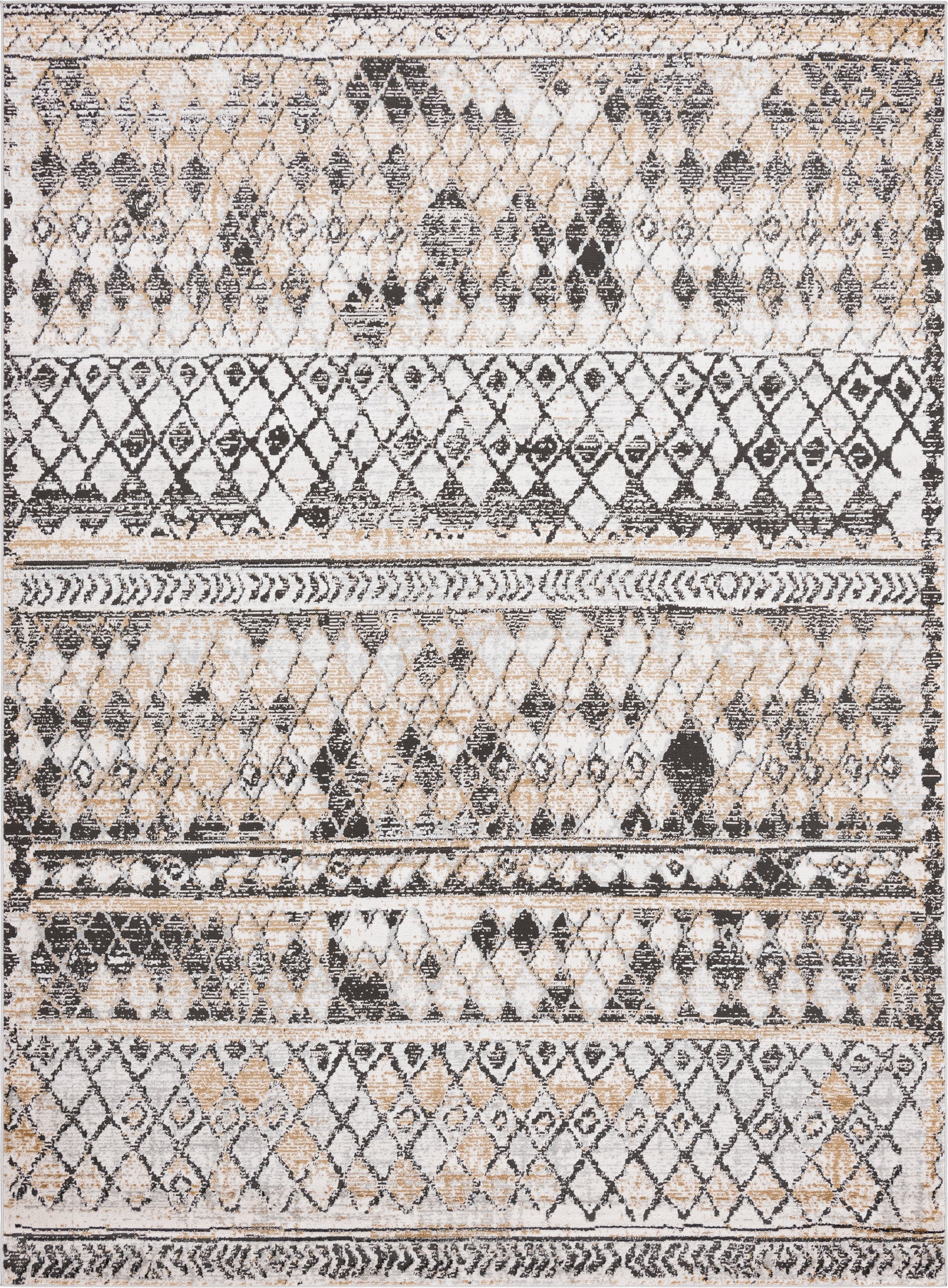 Collier · Border rug, beige