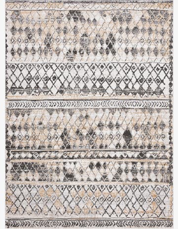 Collier · Border rug, beige