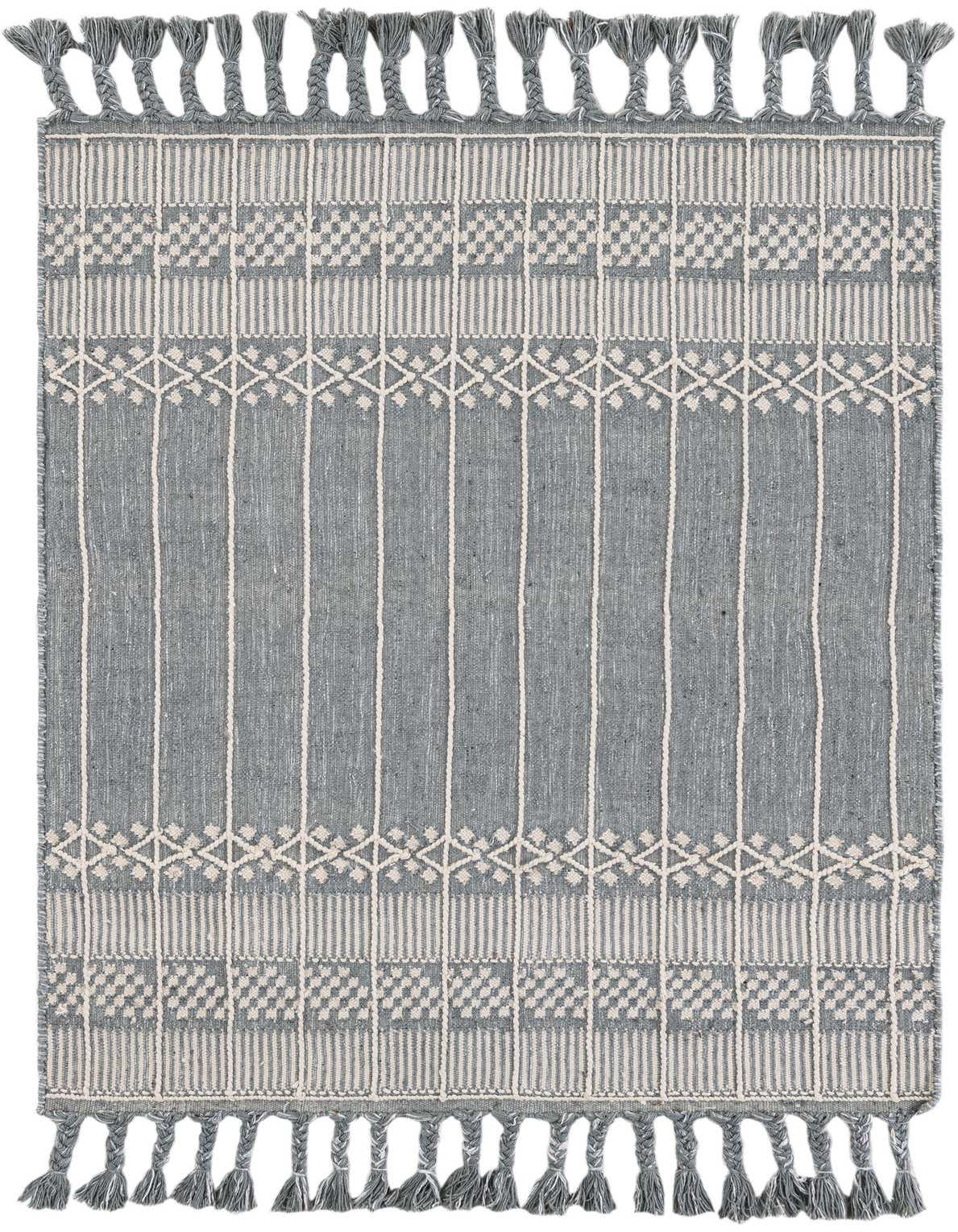 4' 1 x 6' 1 Easy-Clean Eco Bohemian Indoor / Outdoor Rug