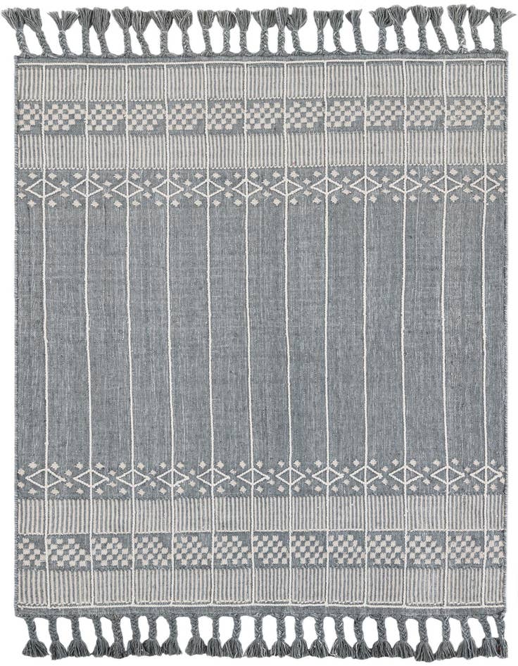 Detail image of 5' 1 x 8' Easy-Clean Eco Bohemian Indoor / Outdoor Rug