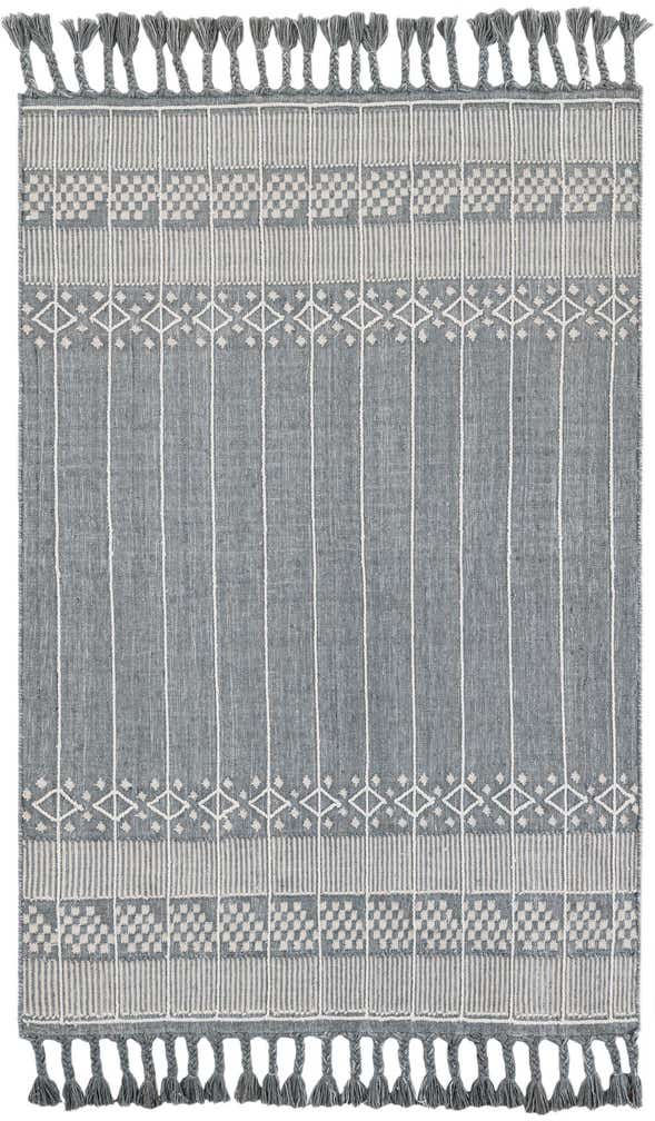 5' 1 x 8' Easy-Clean Eco Bohemian Indoor / Outdoor Rug