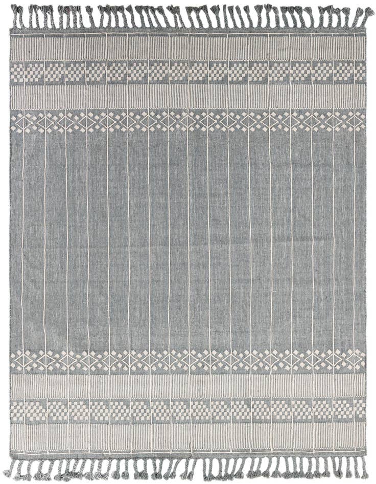 Detail image of 9' x 12' Easy-Clean Eco Bohemian Indoor / Outdoor Rug
