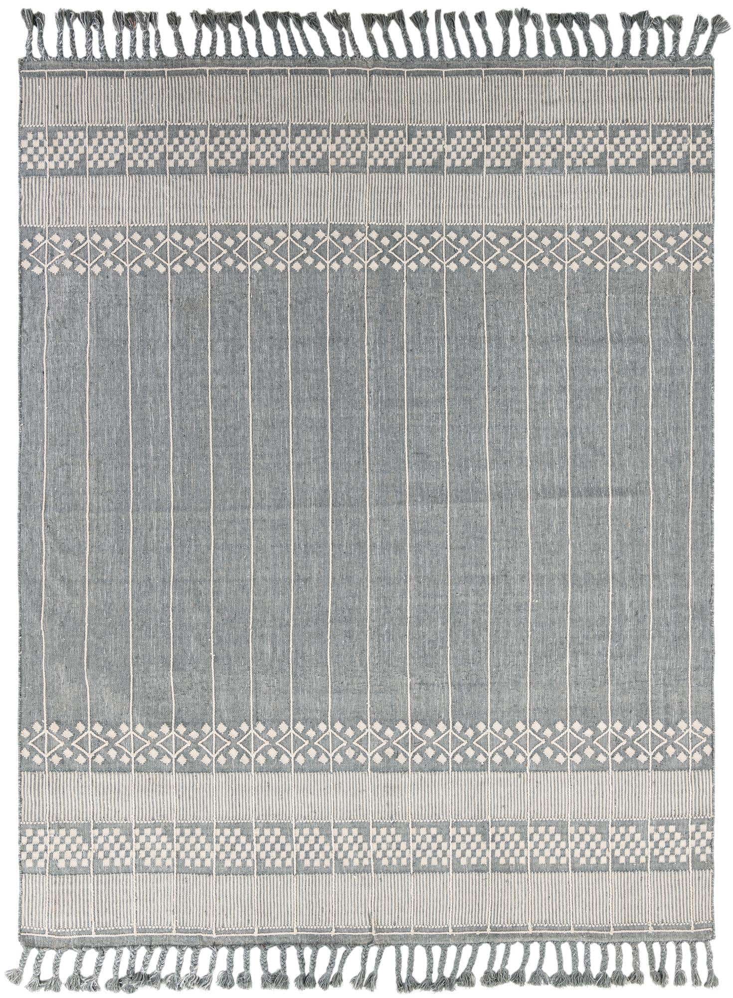 9' x 12' Easy-Clean Eco Bohemian Indoor / Outdoor Rug