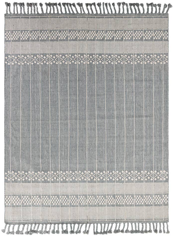 Detail image of 9' x 12' Easy-Clean Eco Bohemian Indoor / Outdoor Rug