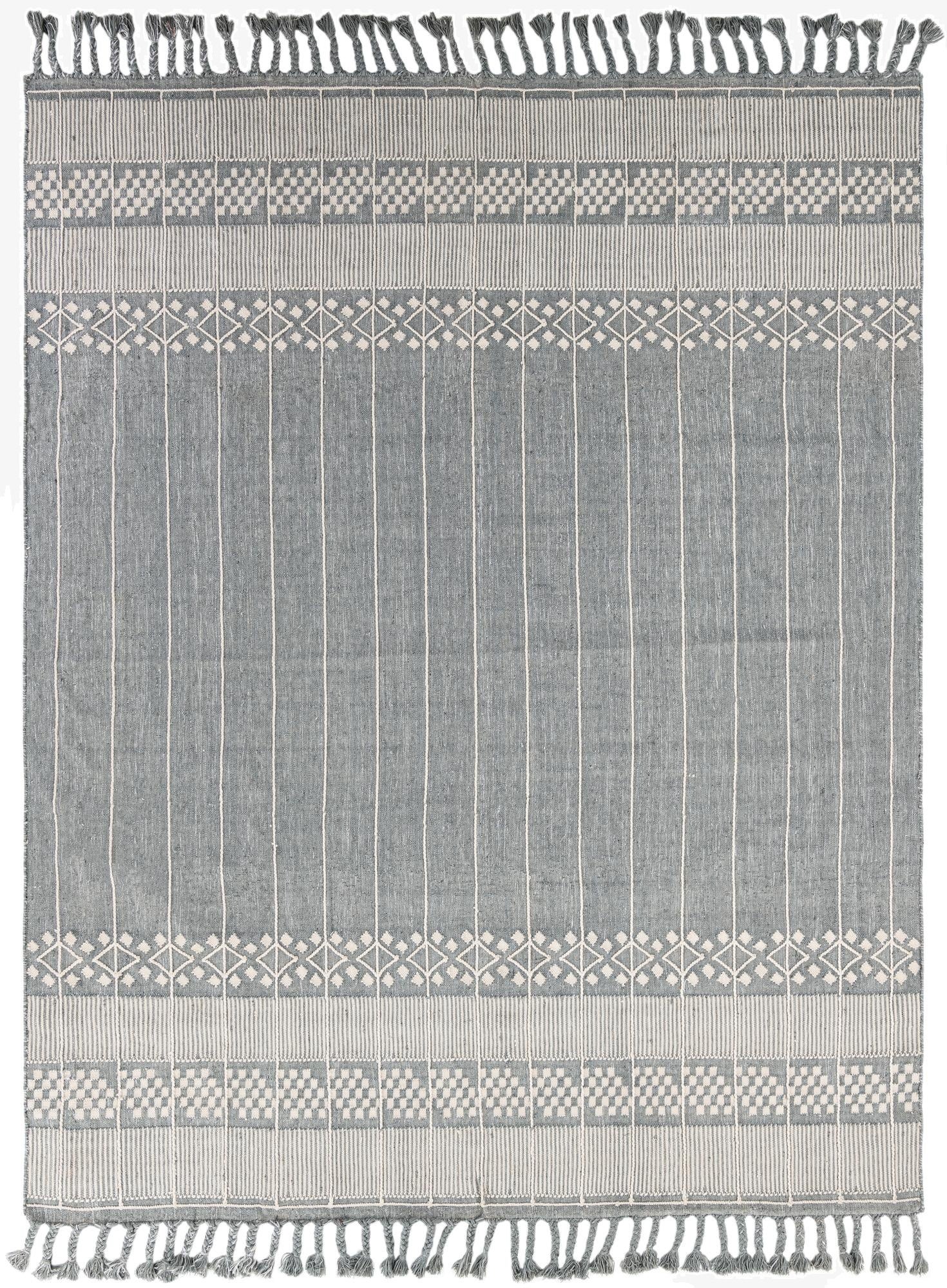9' x 12'  Washable Eco Bohemian Indoor / Outdoor Rug