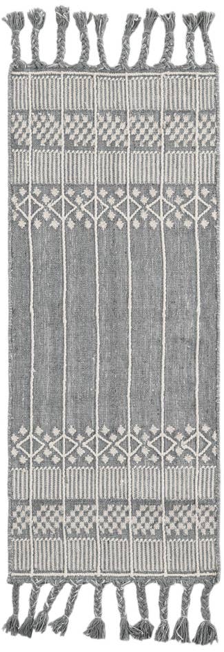 Detail image of 2' 2 x 5' 1 Easy-Clean Eco Bohemian Indoor / Outdoor Runner Rug