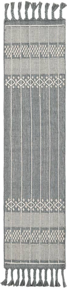 Detail image of 2' 2 x 8' 2 Easy-Clean Eco Bohemian Indoor / Outdoor Runner Rug