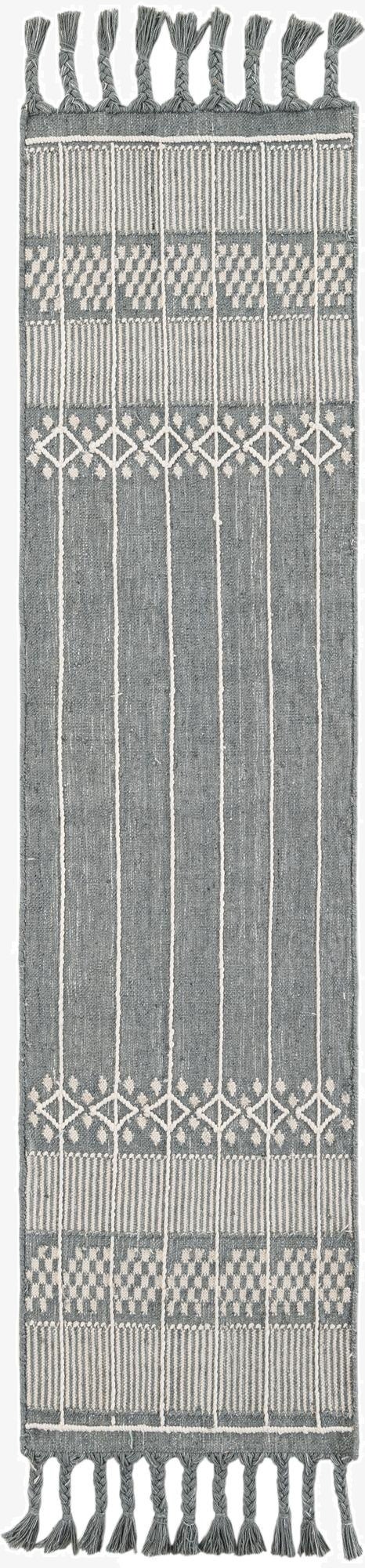 2' 2 x 8' 2  Washable Eco Bohemian Indoor / Outdoor Runner Rug