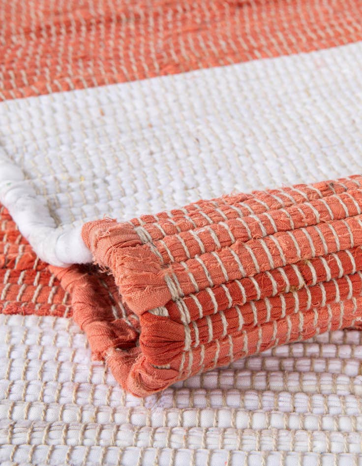 Detail image of 7' 10 x 10' Hand Woven Chindi Rag Rug