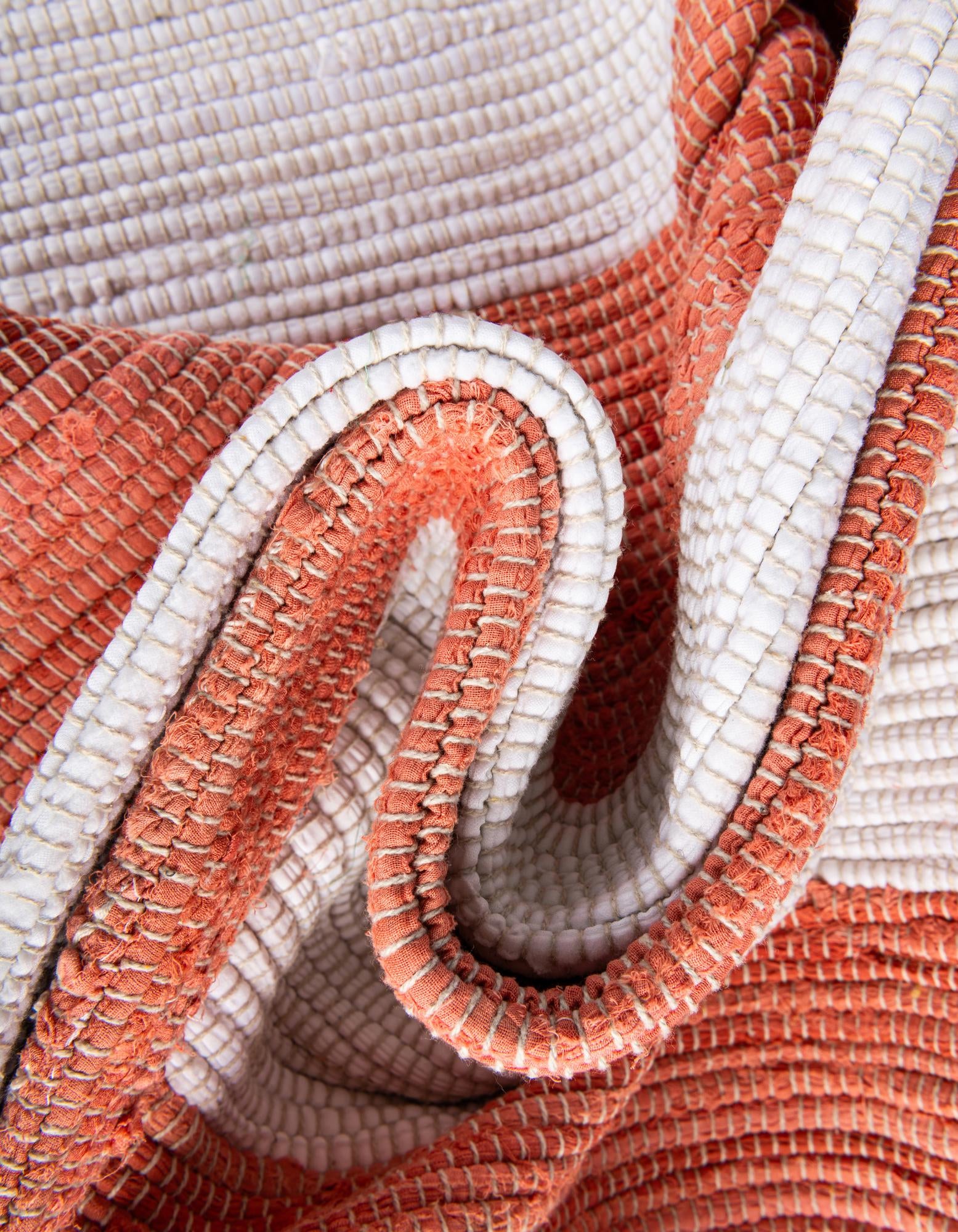 10' x 14' 1 Hand Woven Chindi Rag Rug