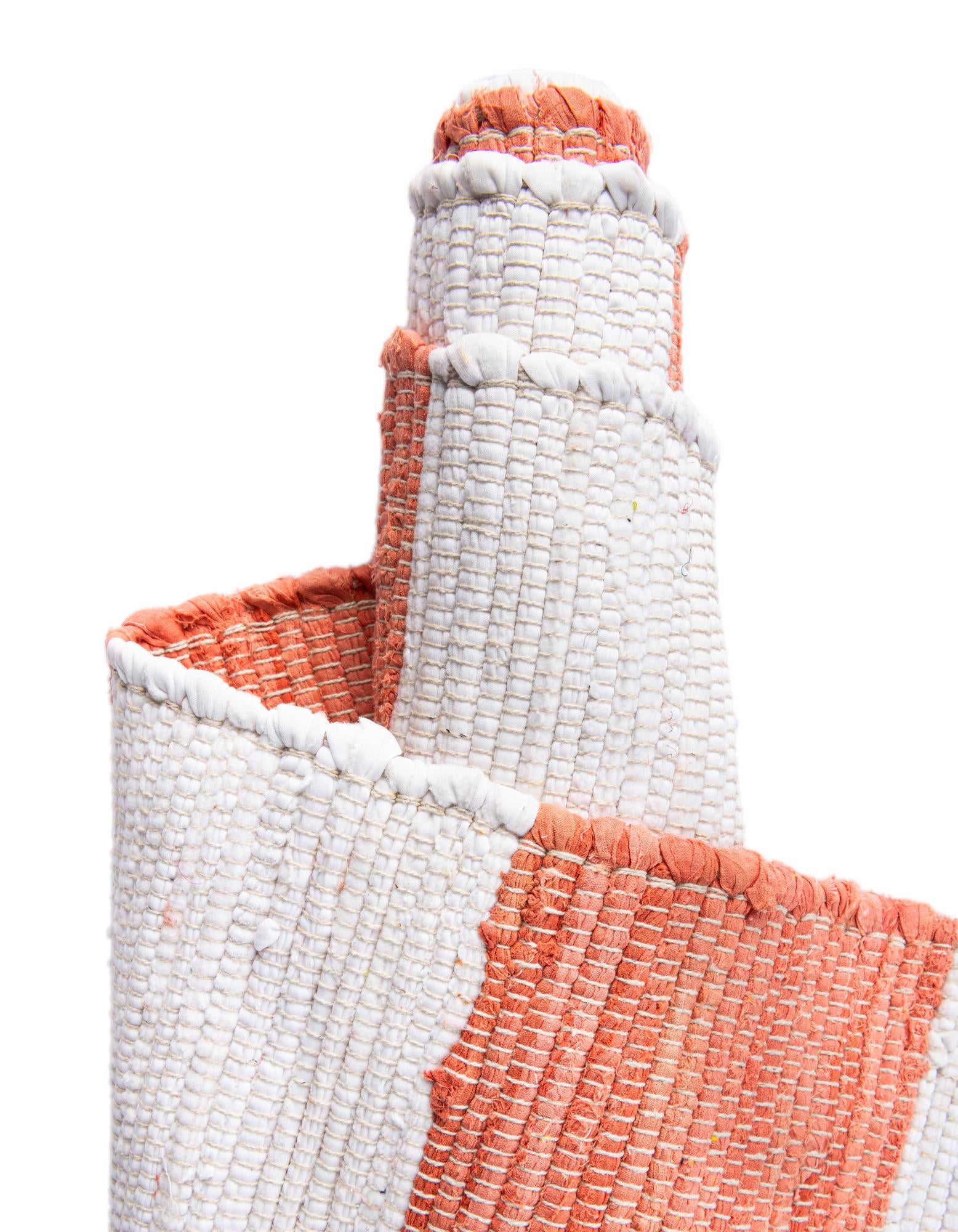 10' x 14' 1 Hand Woven Chindi Rag Rug