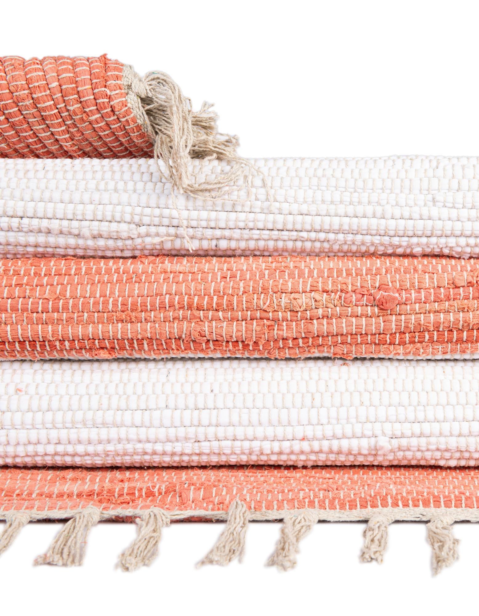 10' x 14' 1 Hand Woven Chindi Rag Rug