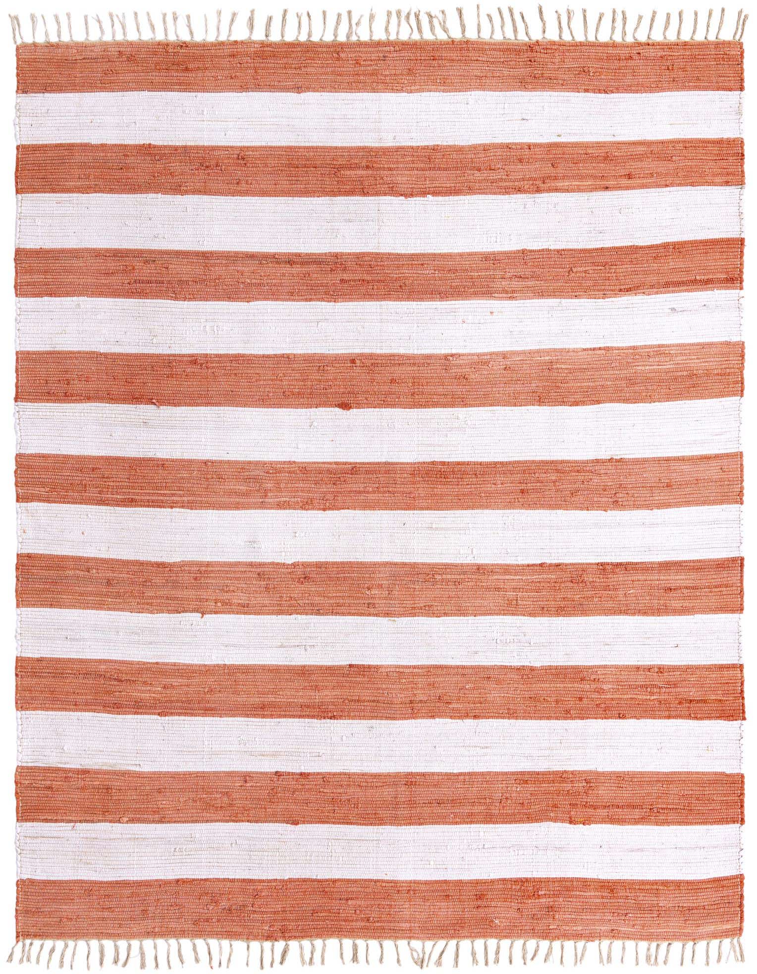 7' 10 x 10' Hand Woven Chindi Rag Rug